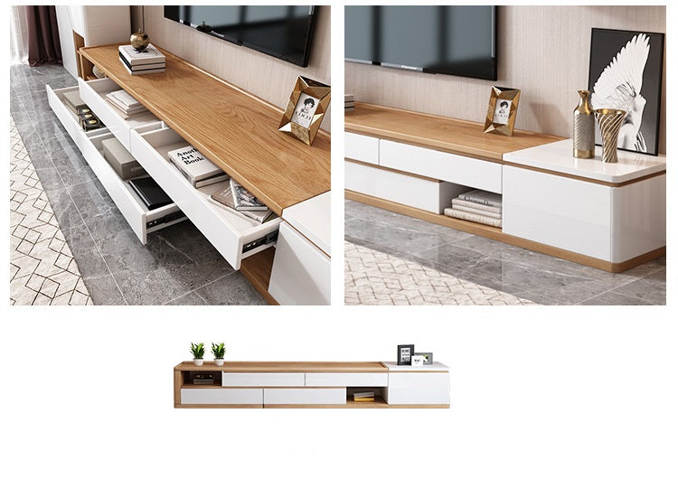 Jasiway Extendable TV Unit Stylish, Adaptable, Perfect for Any Living Room