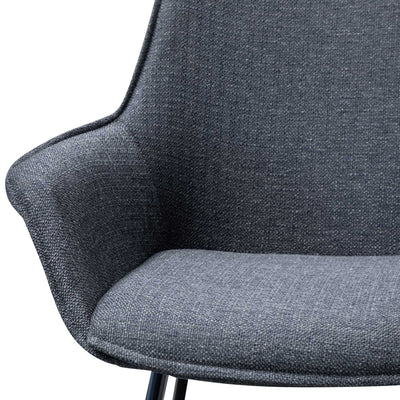 Dining Chair - Charcoal Grey (Set of 2)