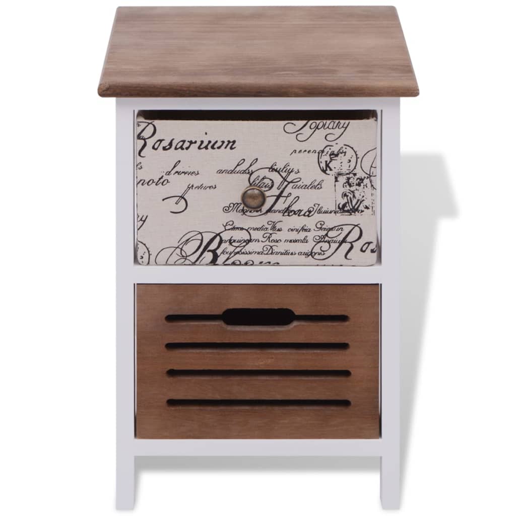 Bedside Cabinets 2 pcs Wood