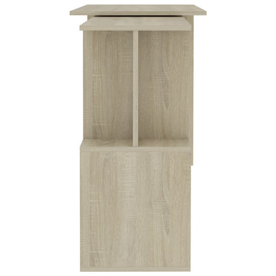 Corner Desk Sonoma Oak 200x50x76 cm Chipboard