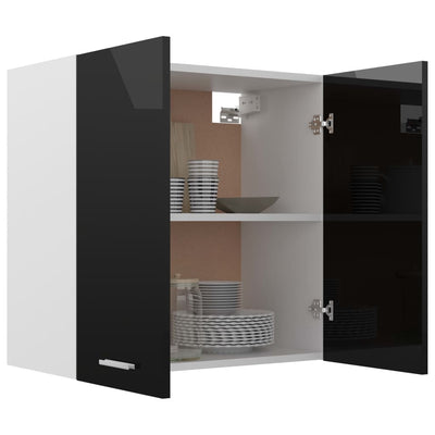 Top Cabinet - High Gloss Black