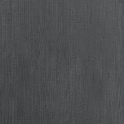 High Cabinet Grey 80x30x210 cm Solid Pine Wood