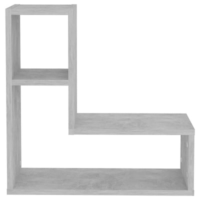 Wall Shelves 2 pcs Concrete Grey 50x15x50 cm Chipboard