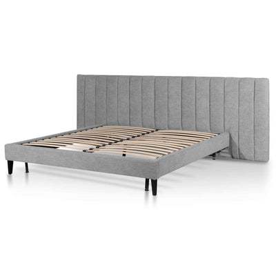 Queen Sized Bed Frame - Flint Grey