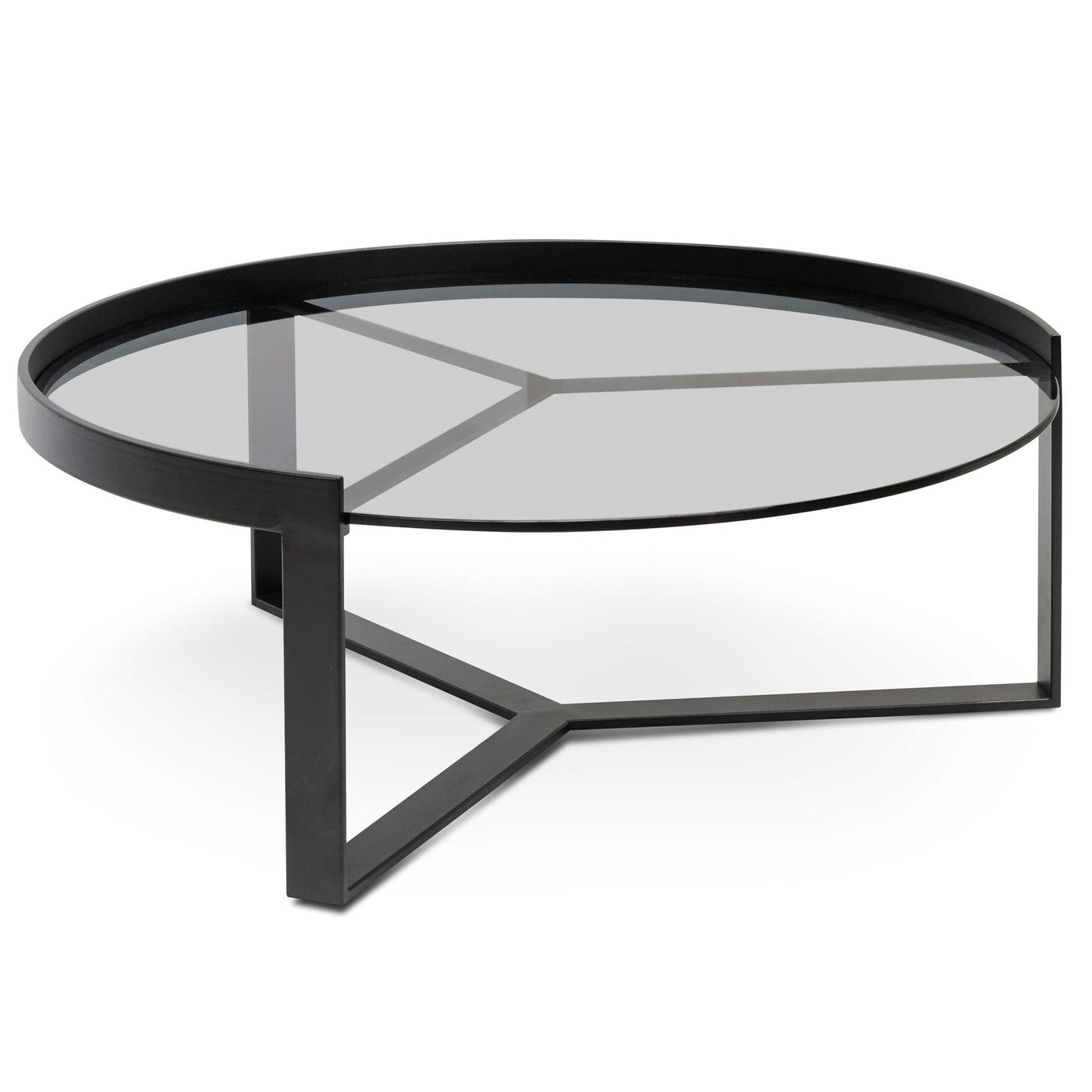 90cm Glass Coffee Table - Large