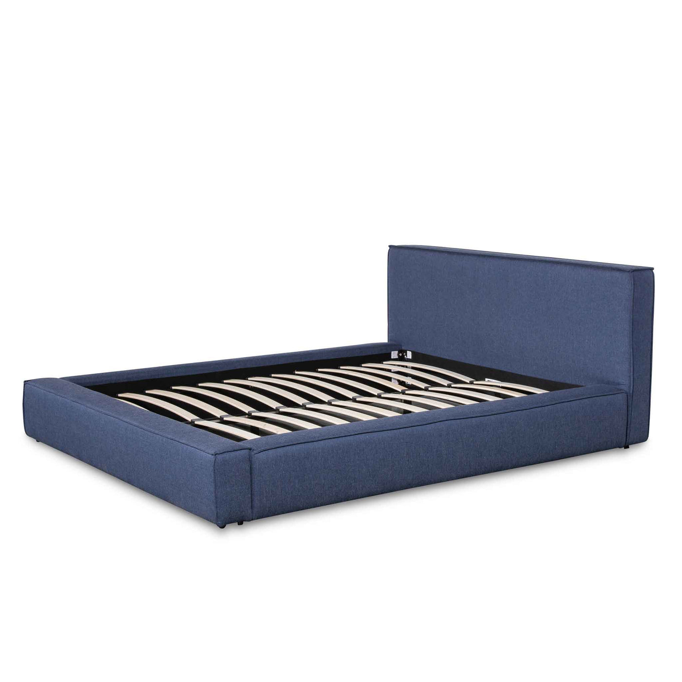 Fabric Queen Bed - Artic Blue