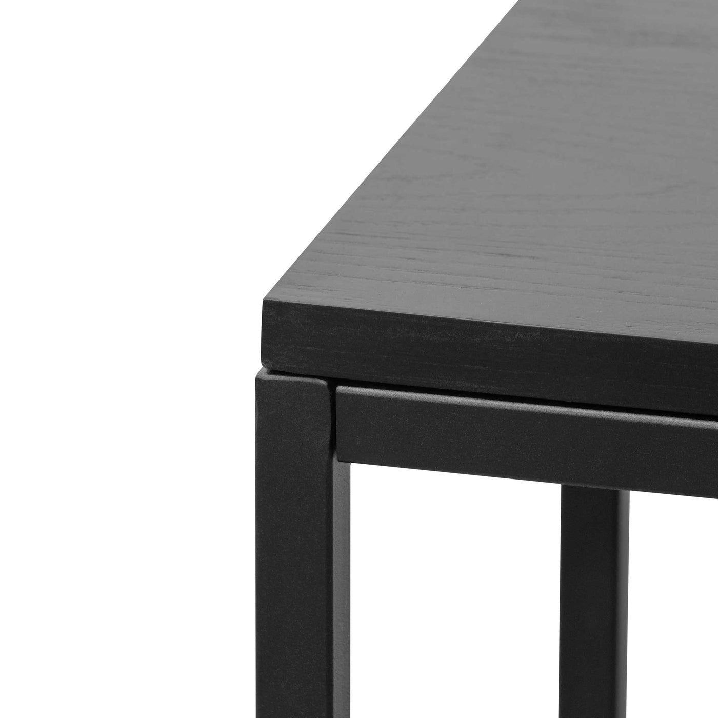 1.6m Console Table - Full Black