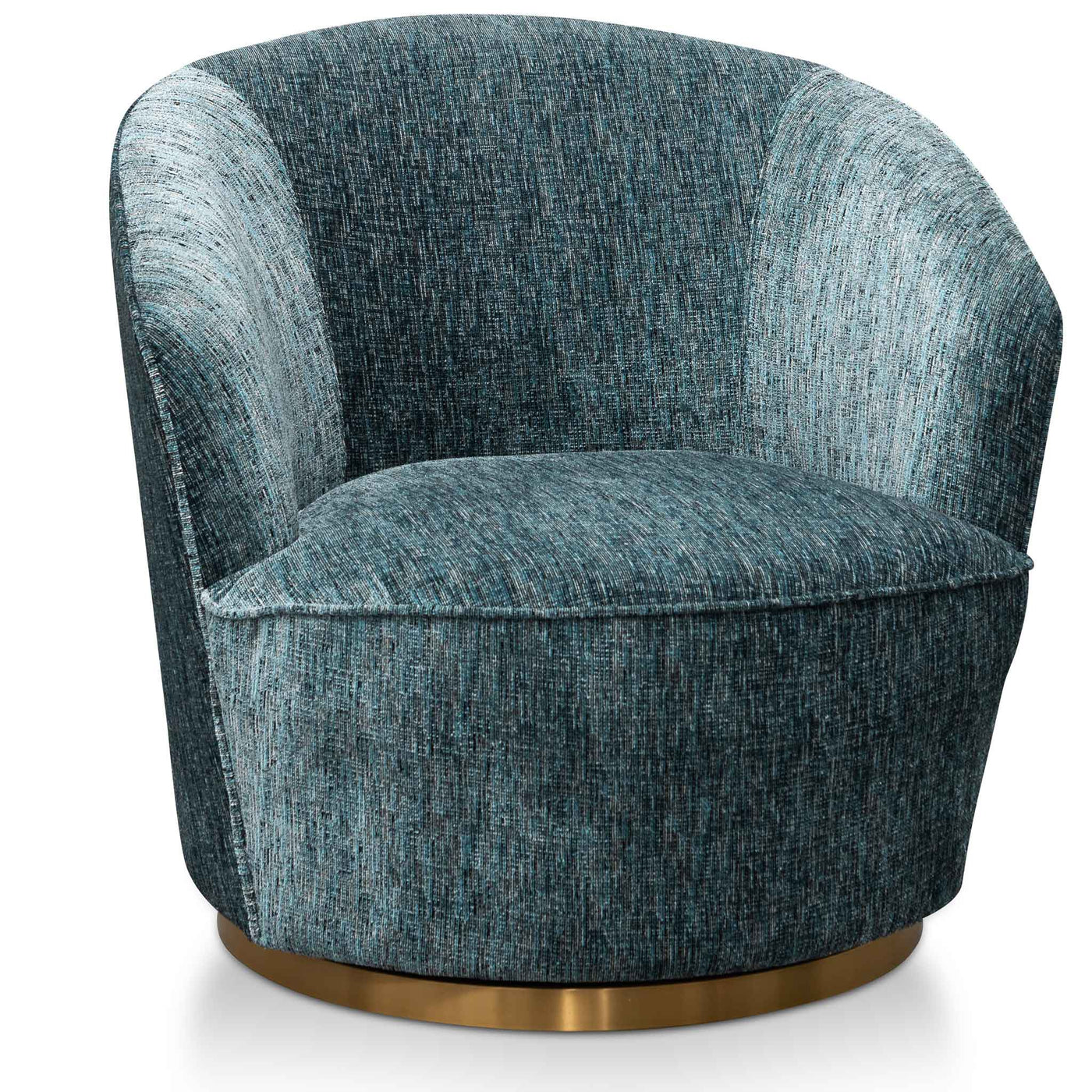 Fabric Lounge Chair - Emerald Green