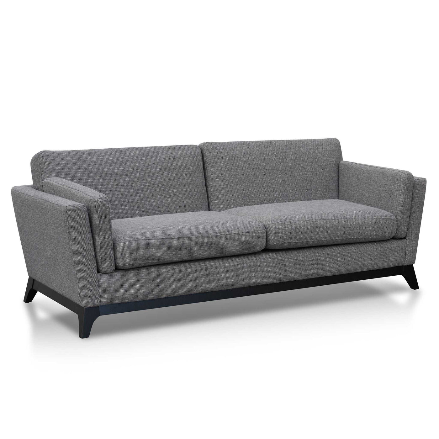 3 Seater Fabric Sofa - Graphite Grey