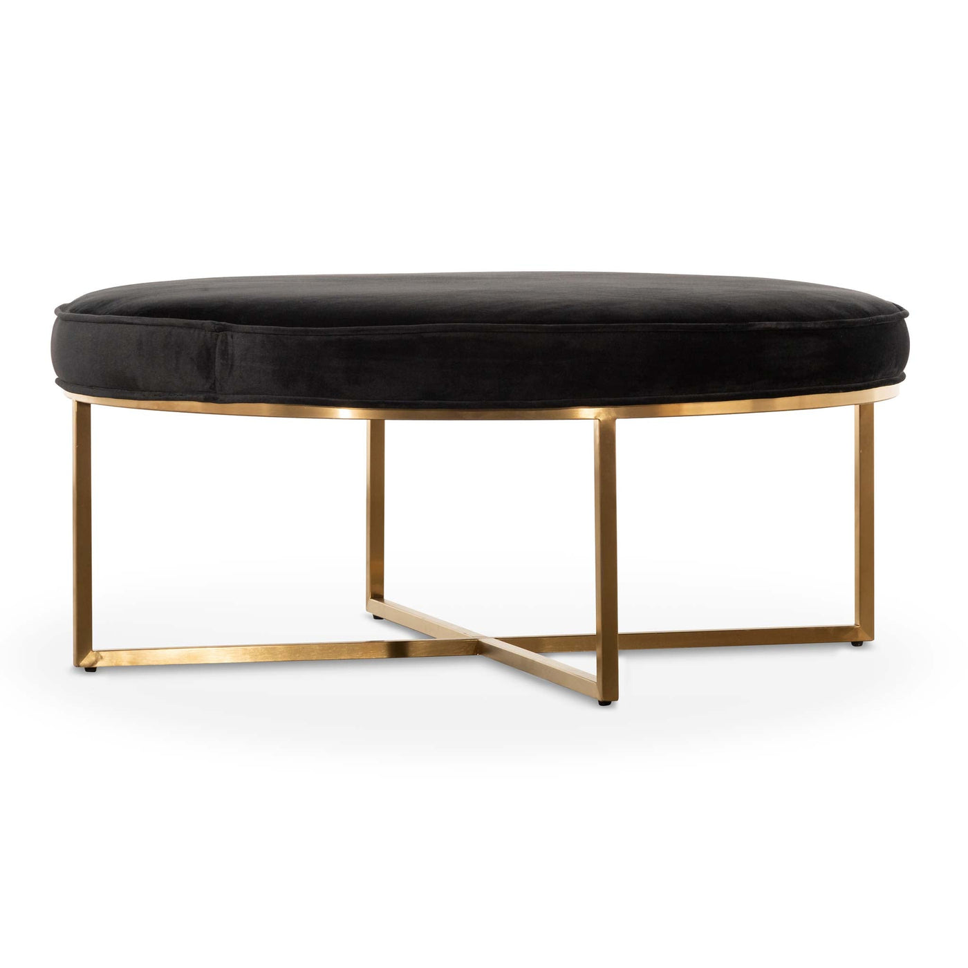 Ottoman - Black Velvet