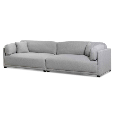 4 Seater Fabric Sofa - Grey