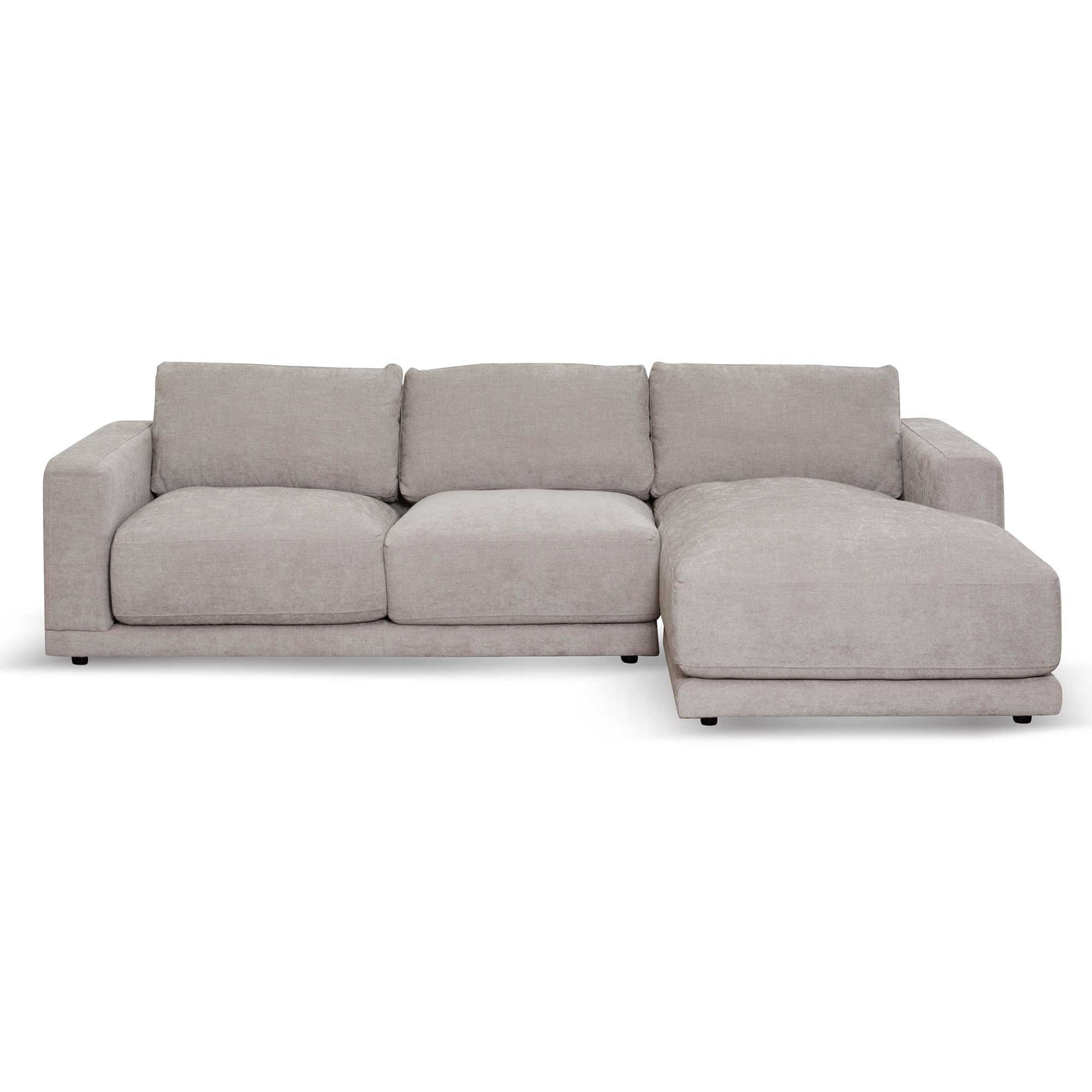 3 Seater Right Chaise Sofa - Oyster Beige