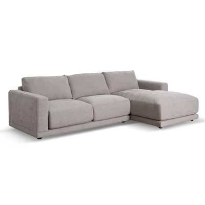 3 Seater Right Chaise Sofa - Oyster Beige