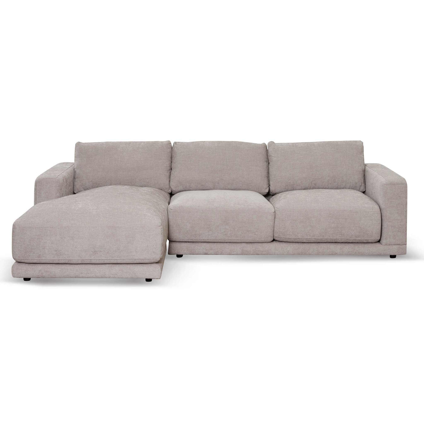 3 Seater Left Chaise Sofa - Oyster Beige