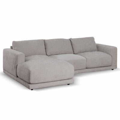 3 Seater Left Chaise Sofa - Oyster Beige