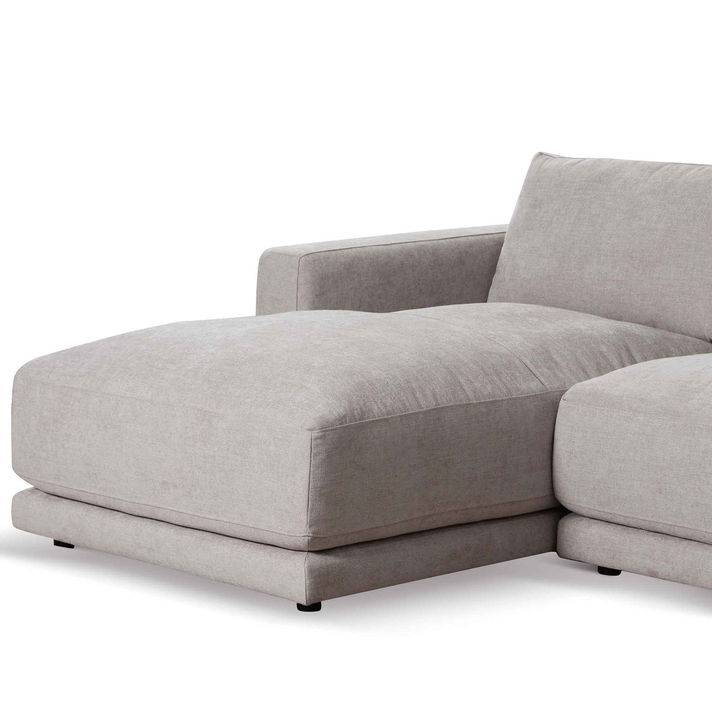 3 Seater Left Chaise Sofa - Oyster Beige