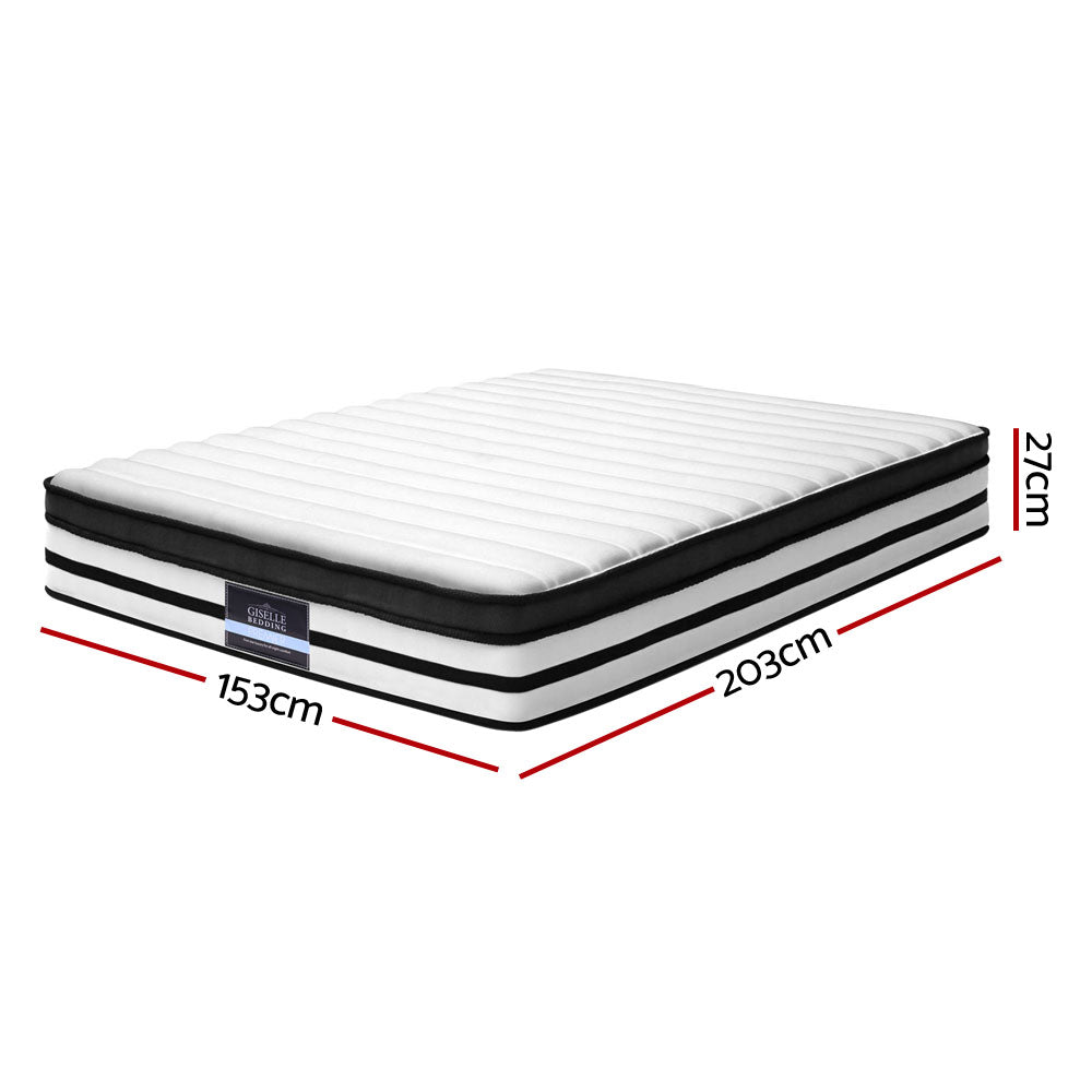 Queen - Euro Top - Pocket Spring Mattress - 27cm Thick