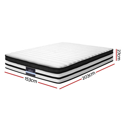 Queen - Euro Top - Pocket Spring Mattress - 27cm Thick