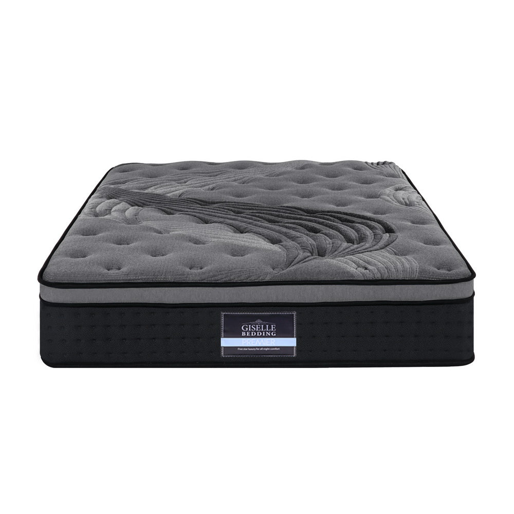 King Single - Euro Top - Pocket Spring Mattress 34cm Thick