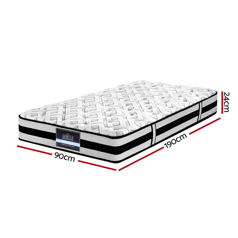 Tight Top Pocket Spring Mattress 24cm Thick ‚ Single