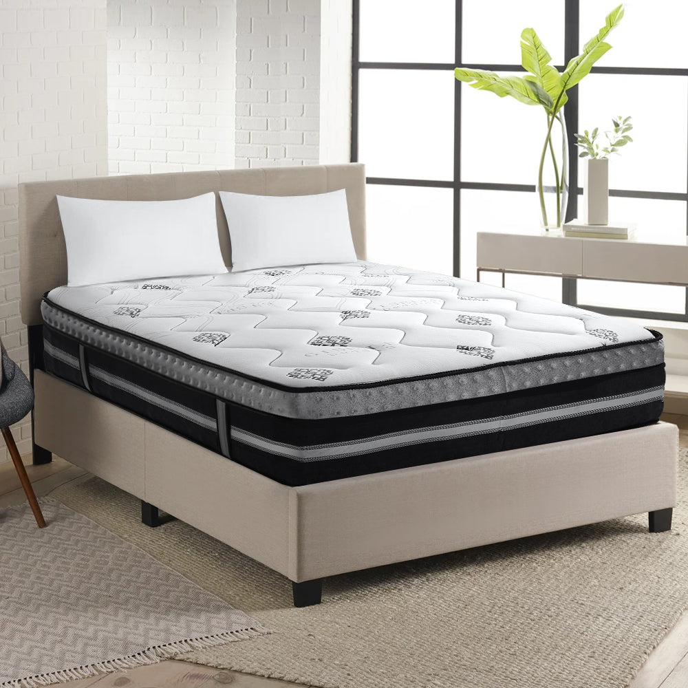 Euro Top - Cool Gel - Pocket Spring Mattress - 35cm Thick - Queen