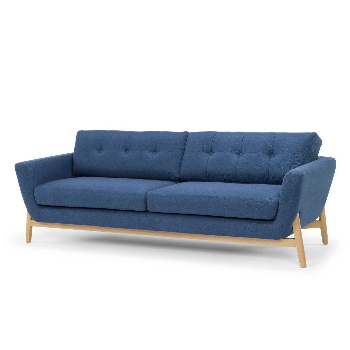 3 Seater Fabric Sofa - Navy