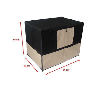 36" Pet Dog Crate with Waterproof Cover