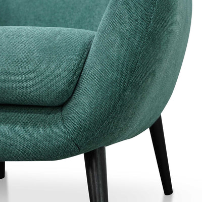 Armchair - Green Fabric