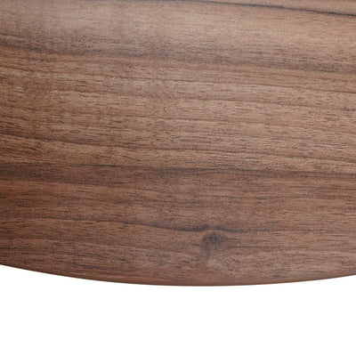 Round Office Meeting Table - Walnut