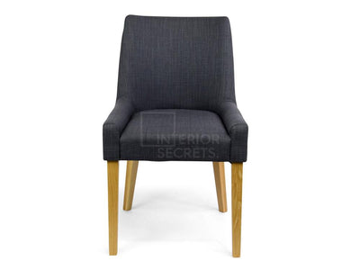 Back Steel Upholstered Dining Chair