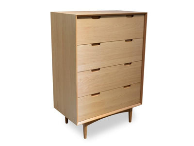 4 Drawer Chest Scandinavian Design - Natural