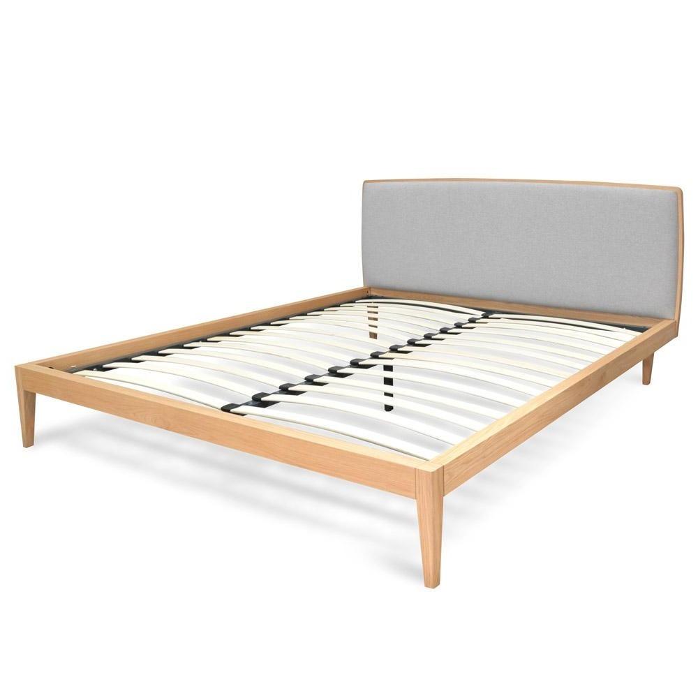 Queen Sized Bed Frame - Natural Oak