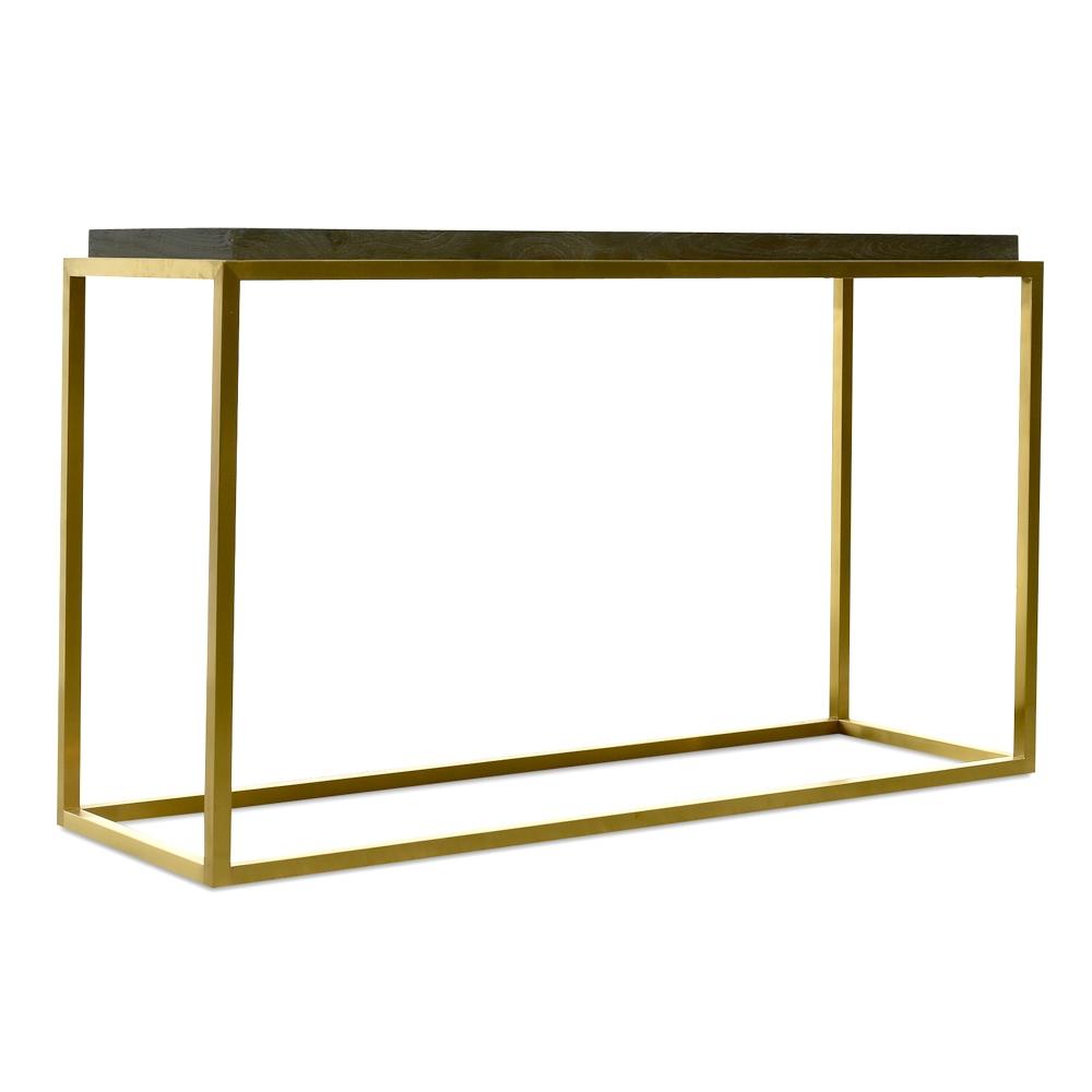 Console Table - Black - Golden