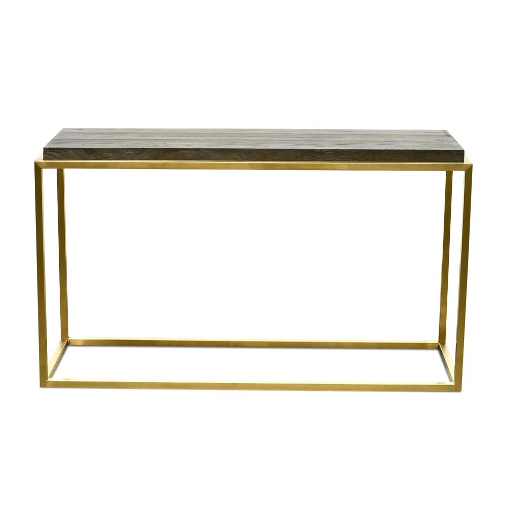 Console Table - Black - Golden