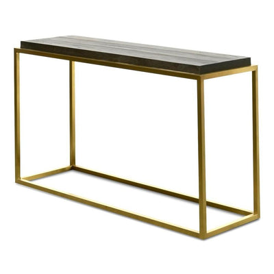 Console Table - Black - Golden