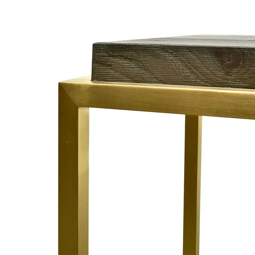 Console Table - Black - Golden