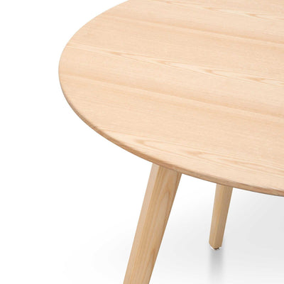 100cm Round Dining Table - Natural