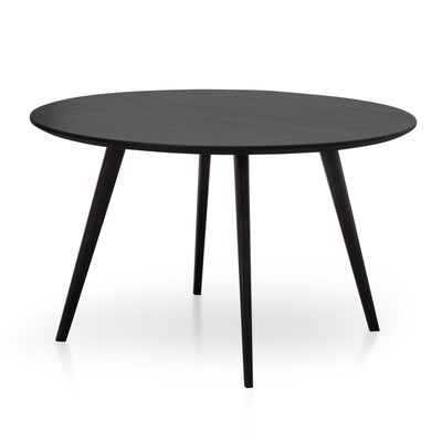 1.2m Veneer Wooden Dining Table - Full Black