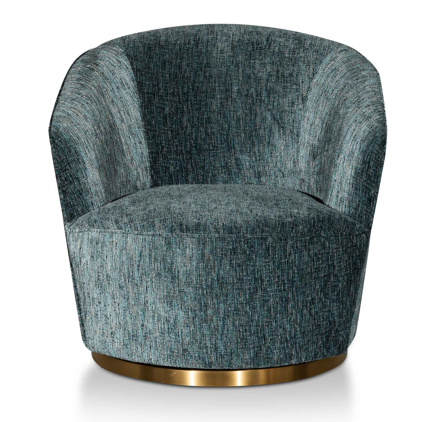 Fabric Lounge Chair - Emerald Green