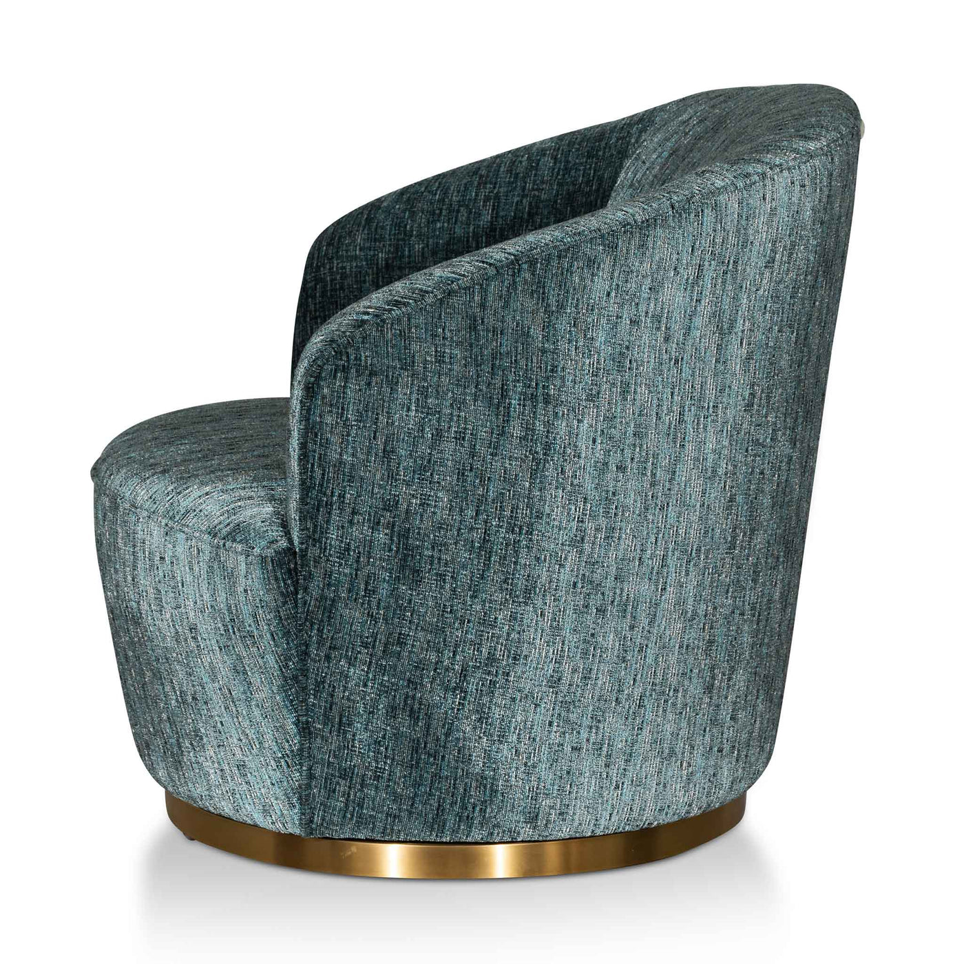 Fabric Lounge Chair - Emerald Green