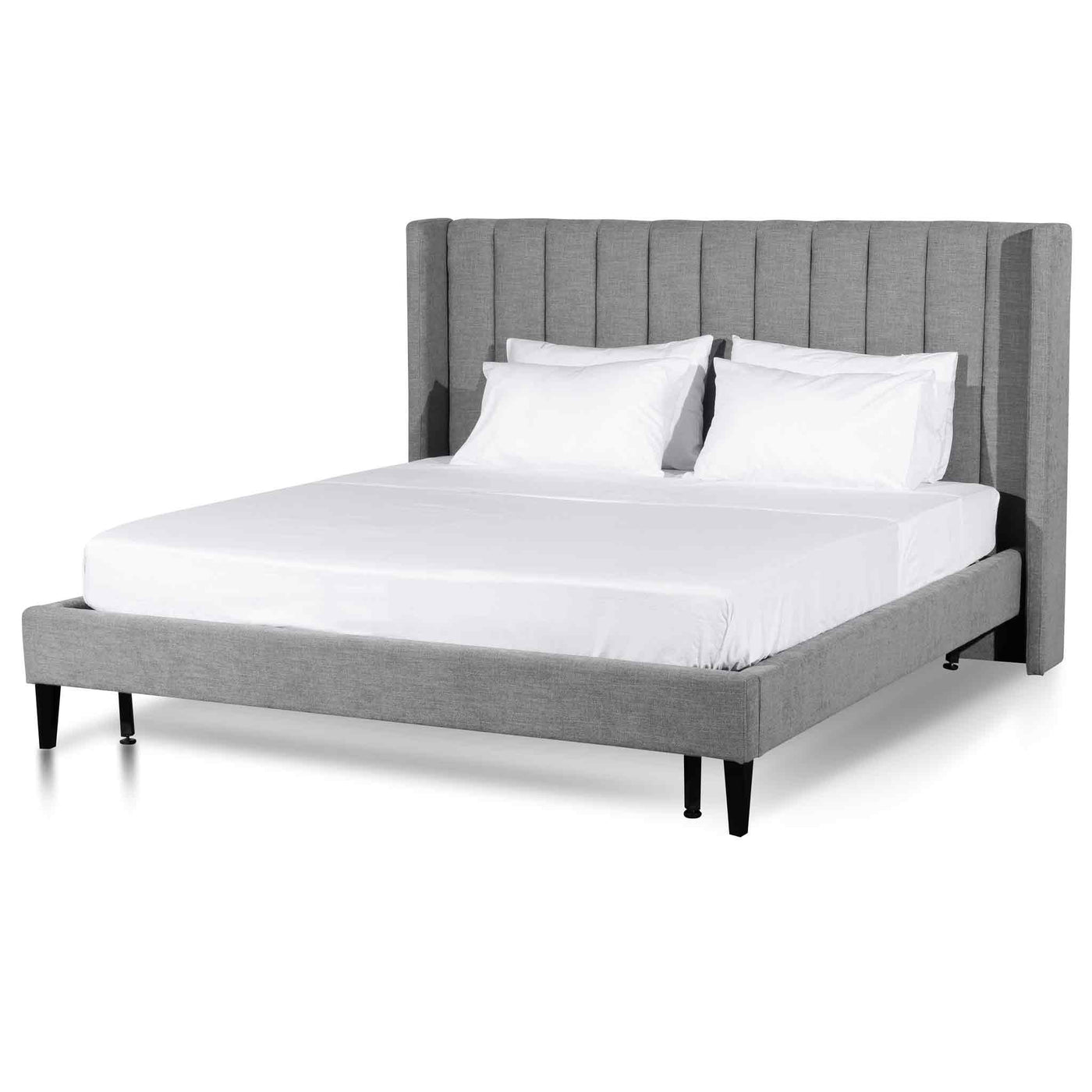 King Bed Frame - Flint Grey