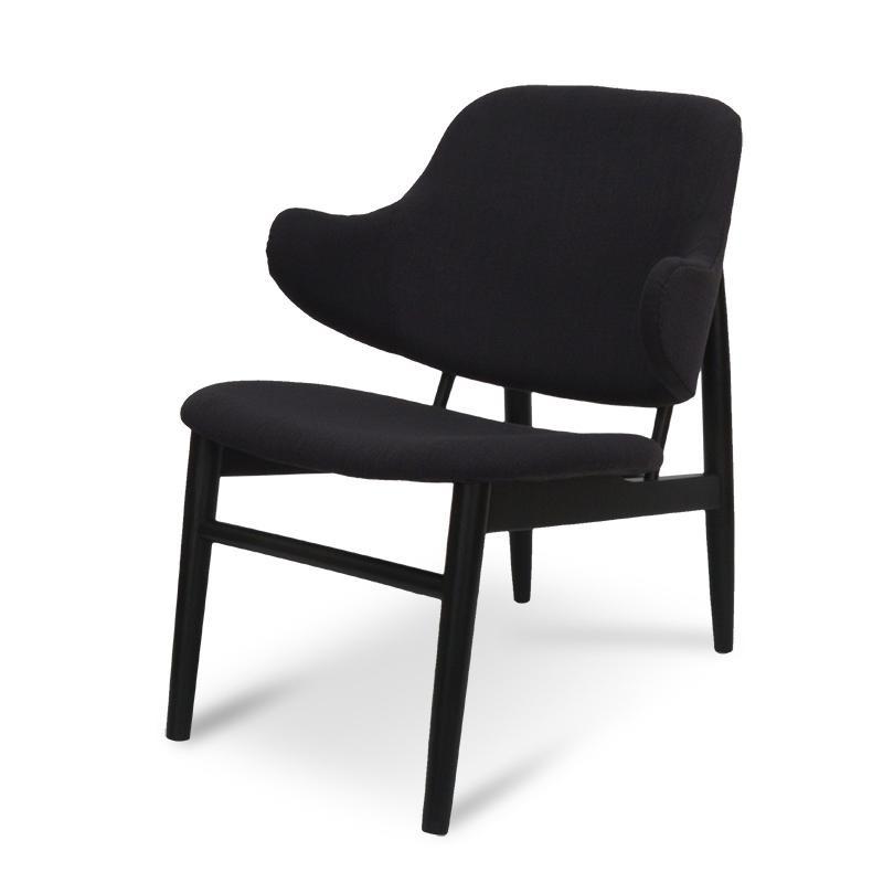 Chair in Black With Black Frame