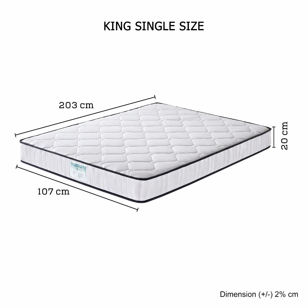 Mattress - Pocket Coil Sleep System II - King Single