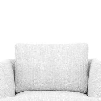 Armchair - Light Texture Grey - Black Legs