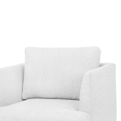 Armchair - Light Texture Grey - Black Legs