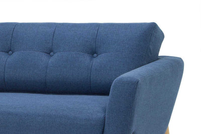 3 Seater Fabric Sofa - Navy