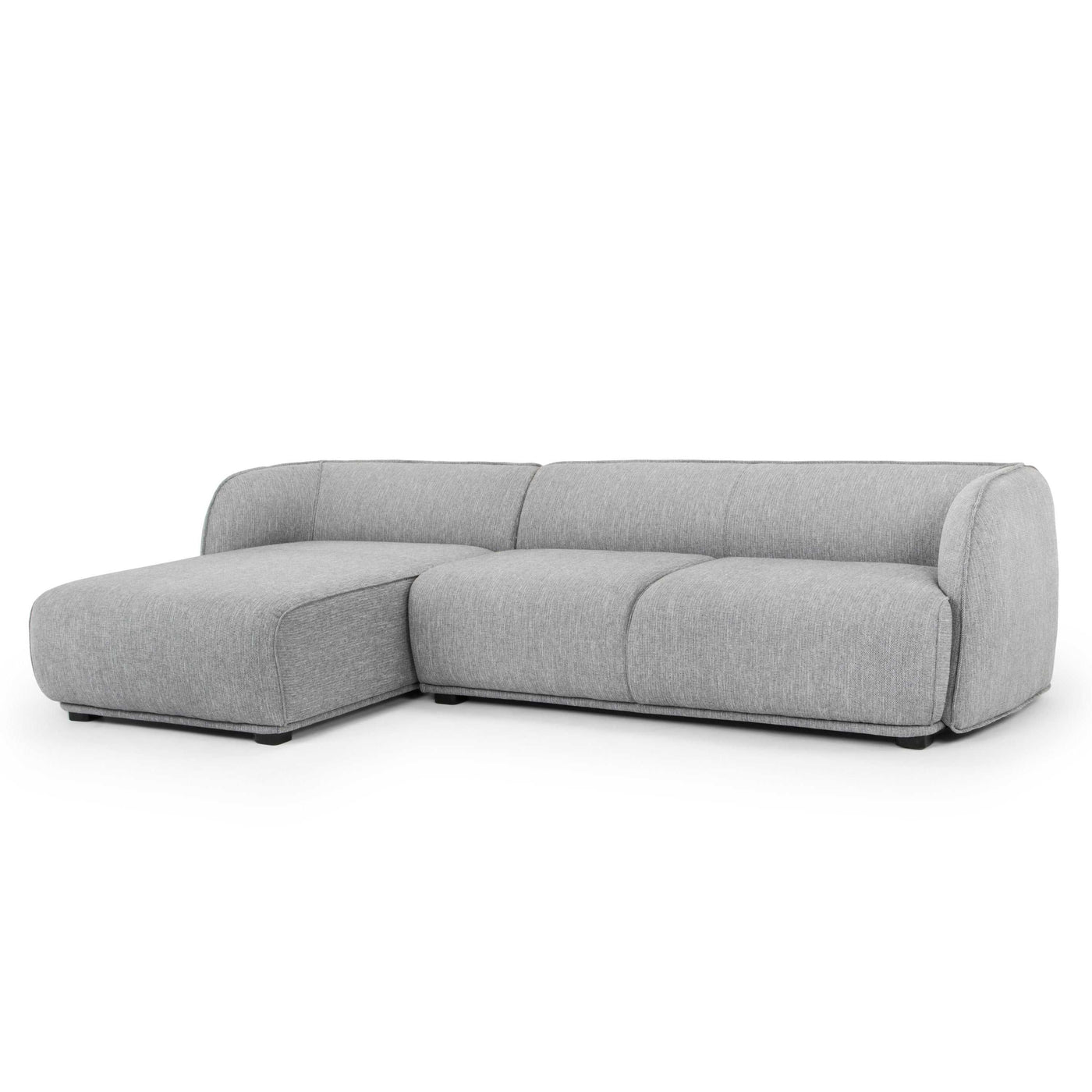 3 Seater Left Chaise Sofa - Graphite Grey