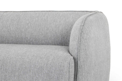 3 Seater Left Chaise Sofa - Graphite Grey