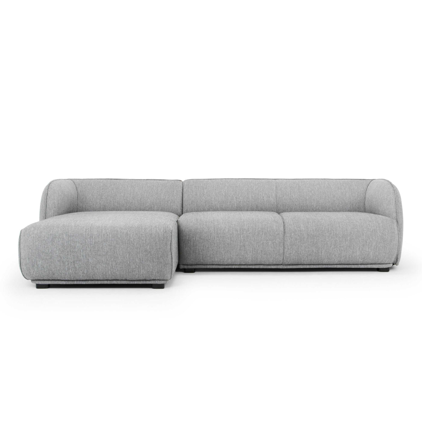 3 Seater Left Chaise Sofa - Graphite Grey