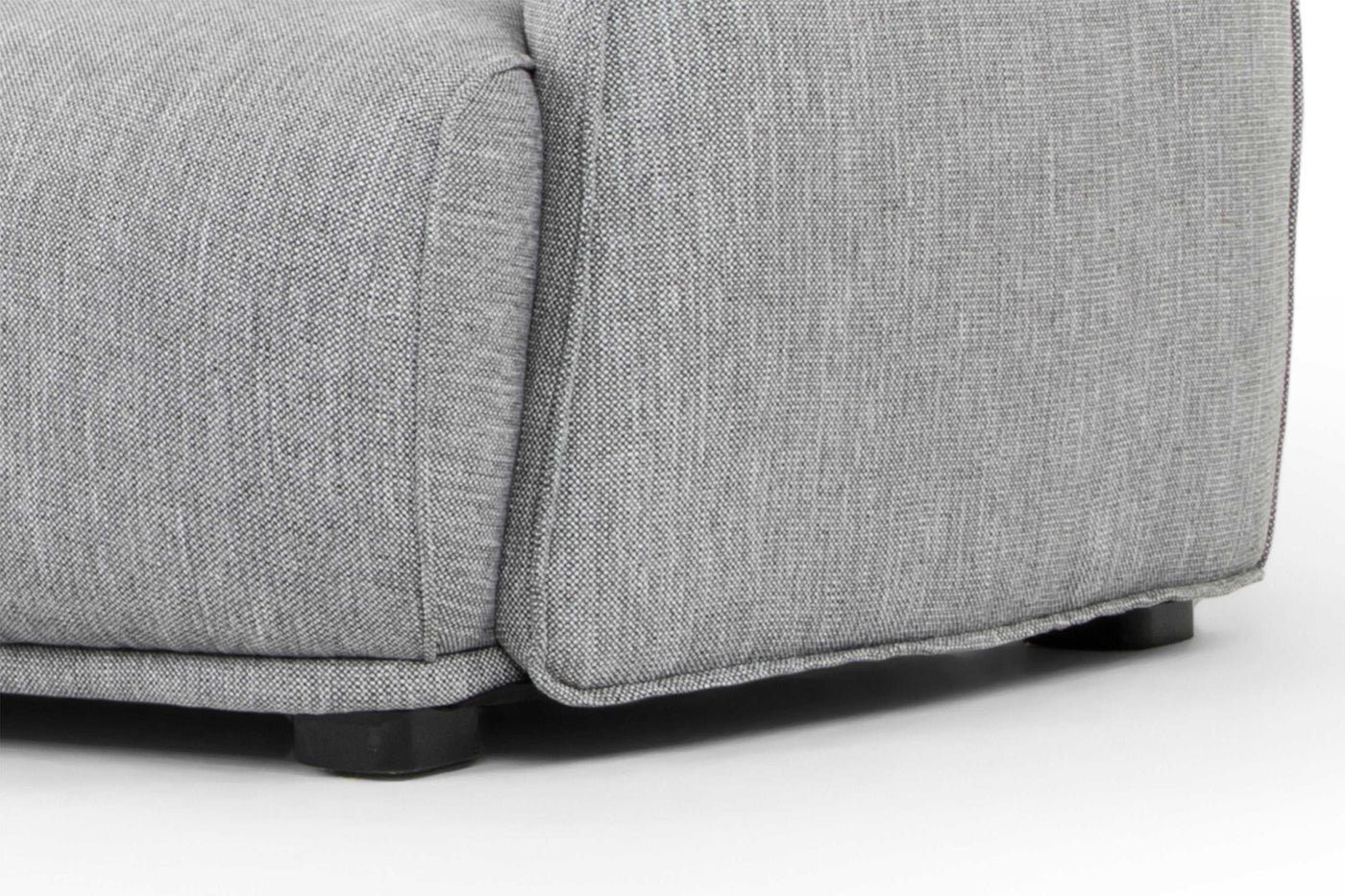 3 Seater Left Chaise Sofa - Graphite Grey